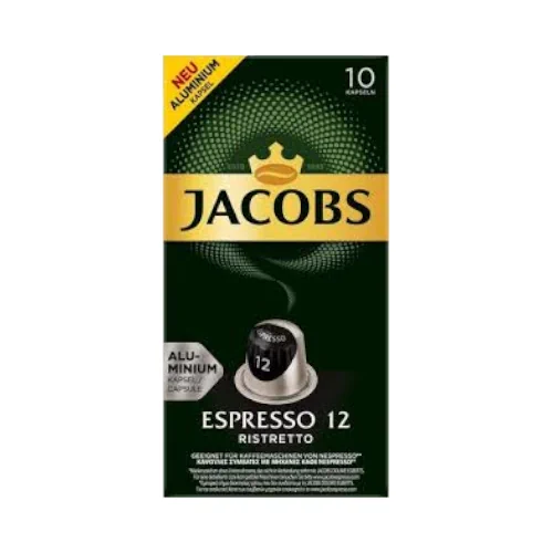 Jacobs Καφές Κάψουλες Espresso 12 Ristretto 10τμχ