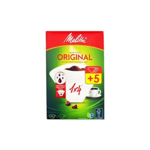 Melitta 1x4 Φίλτρα 40τμχ + 5 Φίλτρα Δώρο