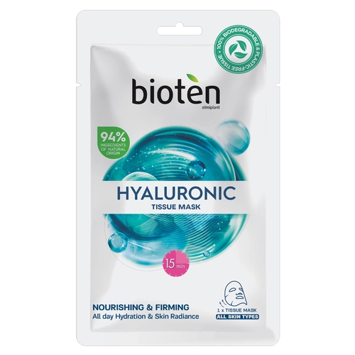 Bioten Μάσκα Προσώπου Tissue Hyaluronic 20ml
