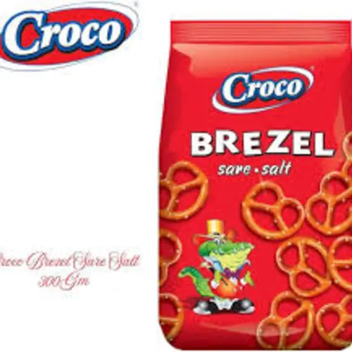 Croco Crackers Brezel Salt 300gr