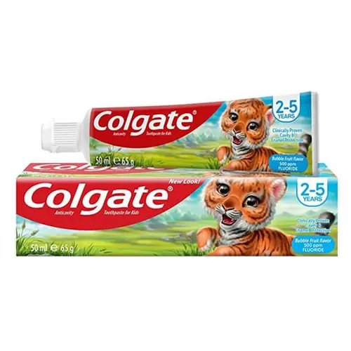 Colgate Οδοντόκρεμα Junior 2-5 Years Bubble Fruit 50ml