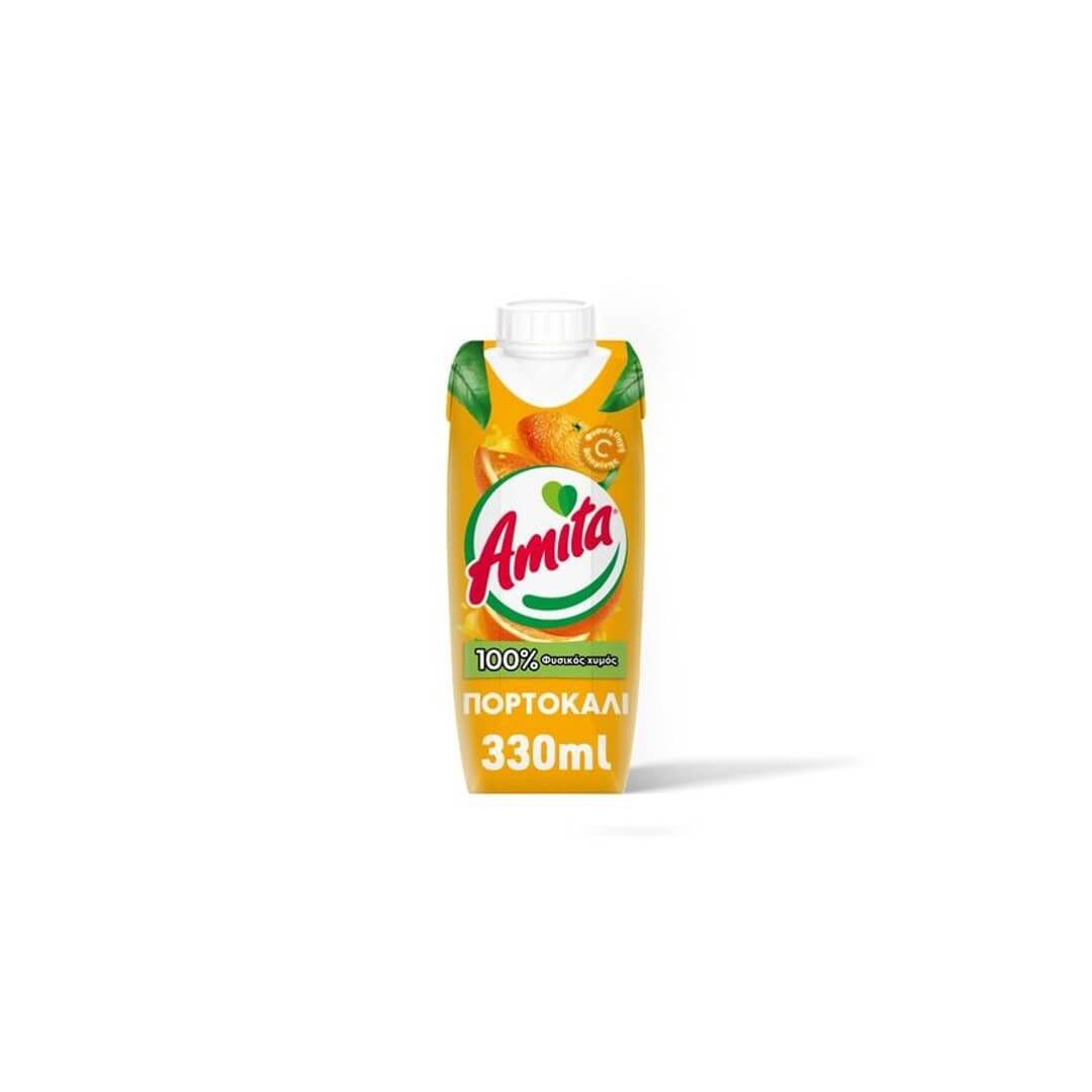 Αμίτα Πορτοκάλι 100% 330 ml