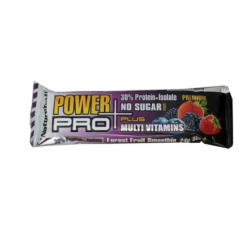 Power Pro Plus Μπάρα Πρωτεΐνης Forest Fruit Smoothie 80gr
