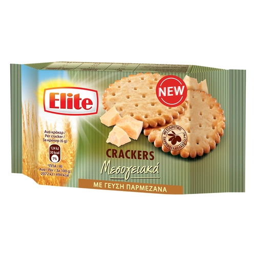 Elite Crackers Μεσογειακά Παρμεζάνα 105gr