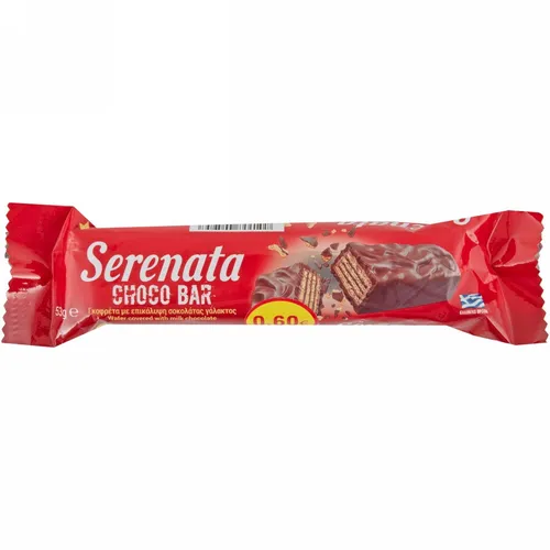 Serenata Γκοφρέτα Choco Bar Με Σοκολάτα Γάλακτος