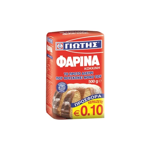 Γιώτης Αλεύρι Φαρίνα Κόκκινη (-0,10€) 500gr