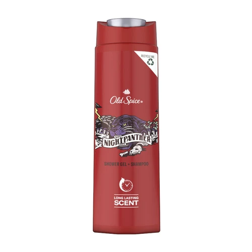 Old Spice Σαμπουάν & Αφρόλουτρο Nightpanther 400ml