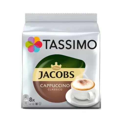 Jacobs Καφές Κάψουλες Tassimo Cappuccino Classico 6.5grX8TMX 260gr