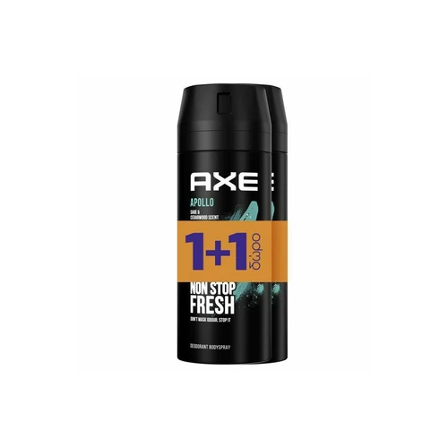 Axe Spray Apollo Sage & Cedarwood 150ml 1+1 Δώρο