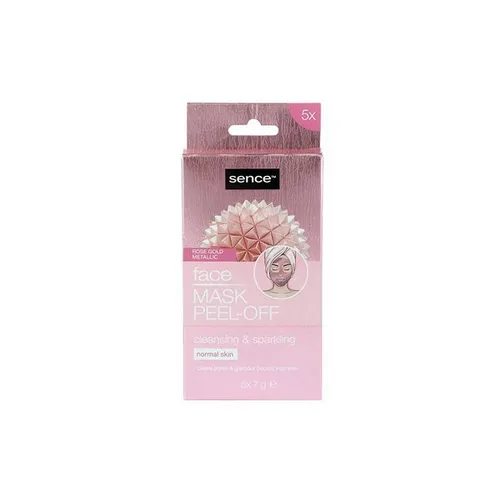 Sence Μάσκα Προσώπου Peel-Off Rose Gold 7ml x5 Τμχ Σ