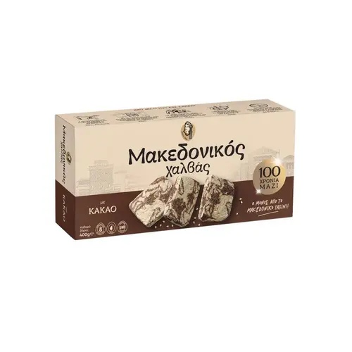 Αφοί Χαϊτογλου Μακεδονικός Χαλβάς Κακάο 400gr