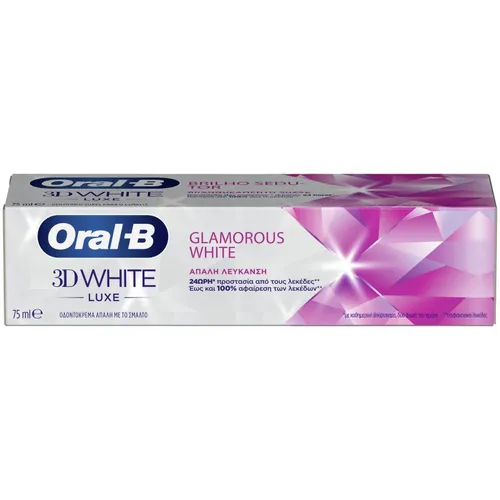 Oral-B Οδοντόκρεμα 3D White Luxe Glamour White 75ml