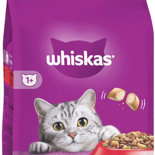 Whiskas Κροκέτες Για Γάτες Adult 1+ Μοσχάρι 1.9kg