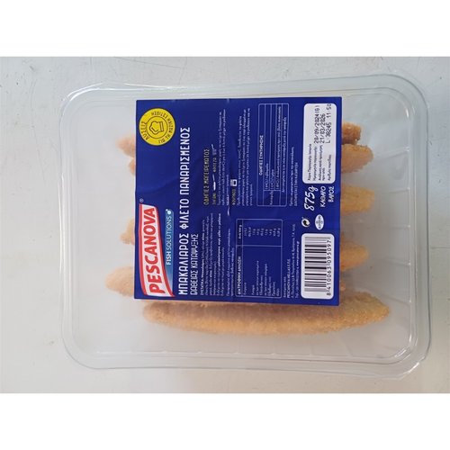Μπακαλιάρος Φιλέτο Πανέ Κατεψυγμένος 875gr