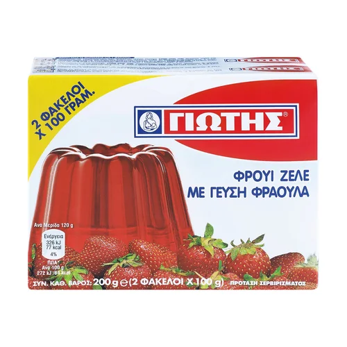 Γιώτης Φρουί Ζελέ Φράουλα 100gr x2 Τμχ