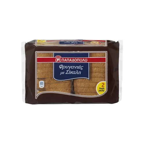 Παπαδόπουλου Φρυγανιά Σίκαλης 160gr