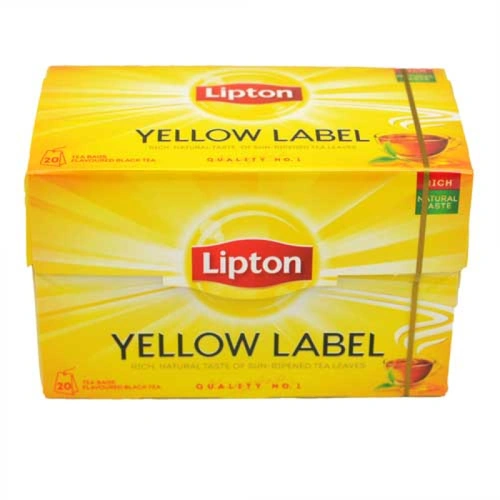 Lipton Τσάι Φακελάκι Yellow Label 1.5gr x 20τμχ 30gr