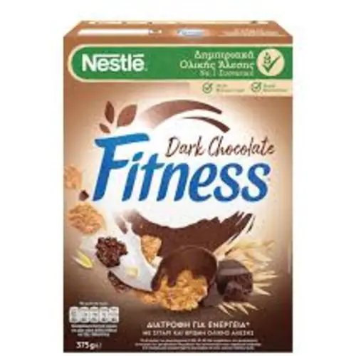 Nestle Fitness Δημητριακά Μαύρη Σοκολάτα 375gr