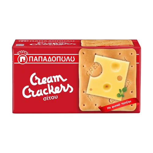 Παπαδοπούλου Cream Crackers Σίτου 140gr