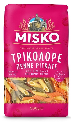 Μίσκο Πέννε Ριγκάτε Τρικολόρε 500gr