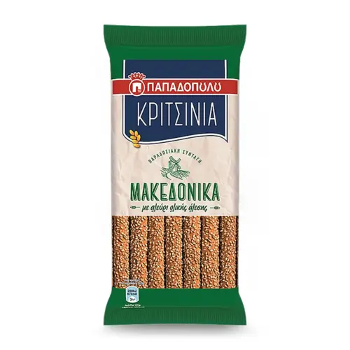 Παπαδοπούλου Κριτσίνια Μακεδονικά Ολικής Άλεσης 200gr