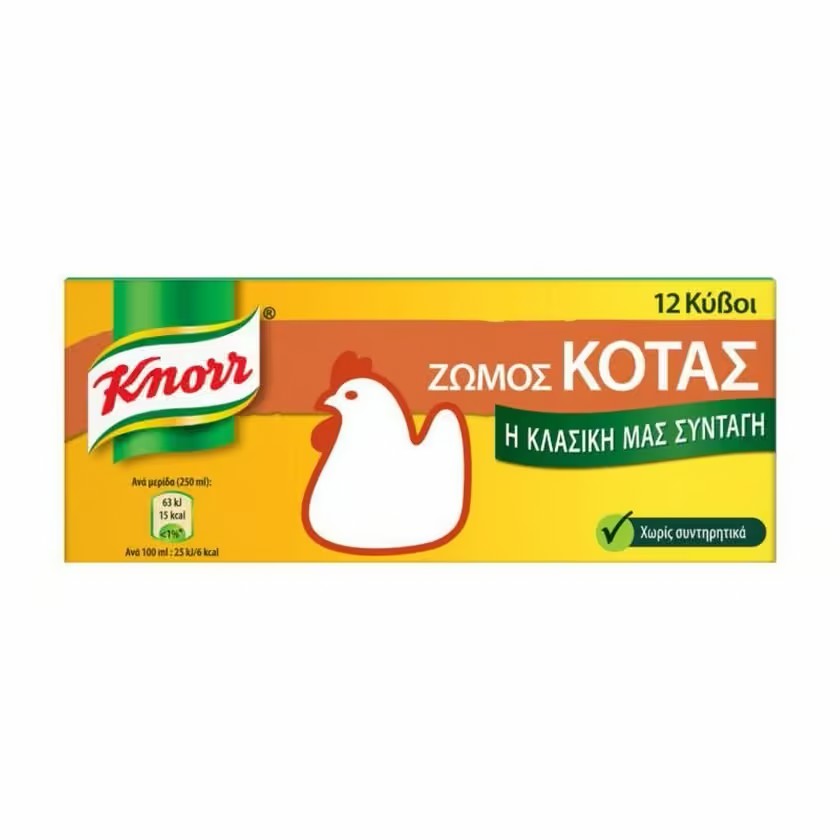 Knorr Κύβος Κοτόπουλο (6lt) 120gr