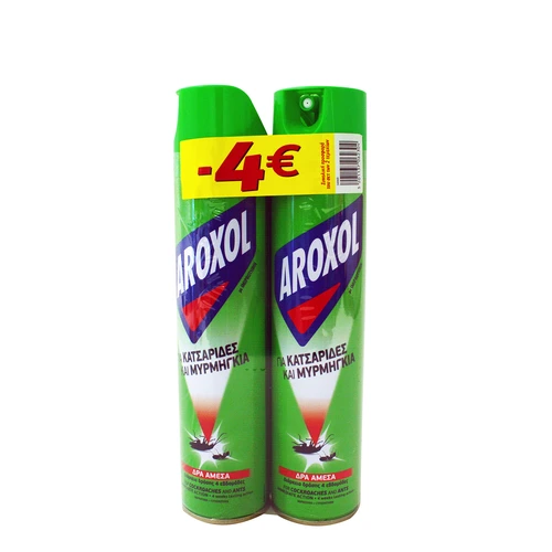 Aroxol Κατσαριδοκτόνο (-4€) 2x300ml