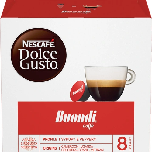 Nescafe Καφές Κάψουλες Dolce Gusto Espresso Buondi Extra Crema 6,2grX16TMX 99,2gr