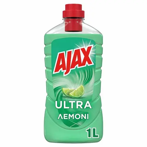 Ajax Υgrό Δαπέδου Ultra Λεμόνι 1ltr