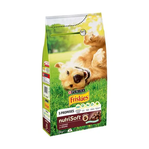 Friskies Nutri Soft Τροφή Για Σκύλους Βοδινό 1.5kg