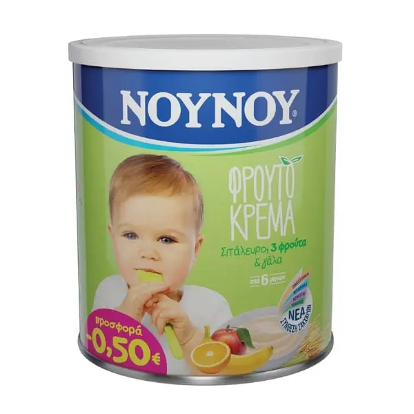 Νονού Κρέμα 3 Φρούτα (-0,20€) 300gr