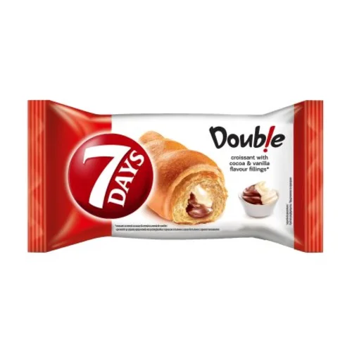 7 Days Κρουασάν Με Γέμιση Κρέμα Κακάο & Βανίλια 70gr