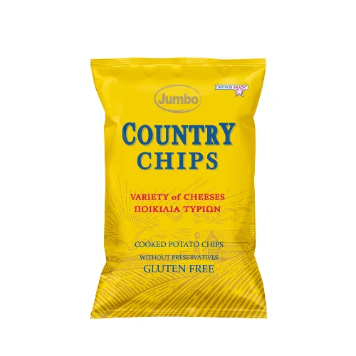 Jumbo Country Chips Με Cheddar & Parmesan 150gr