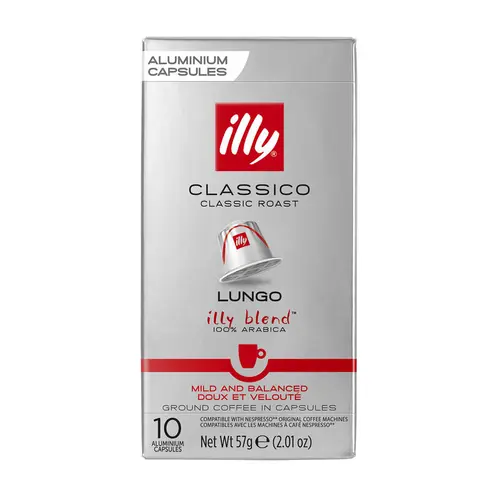 Illy Καφές Κάψουλες Lungo Intenso 10τμχ 57gr