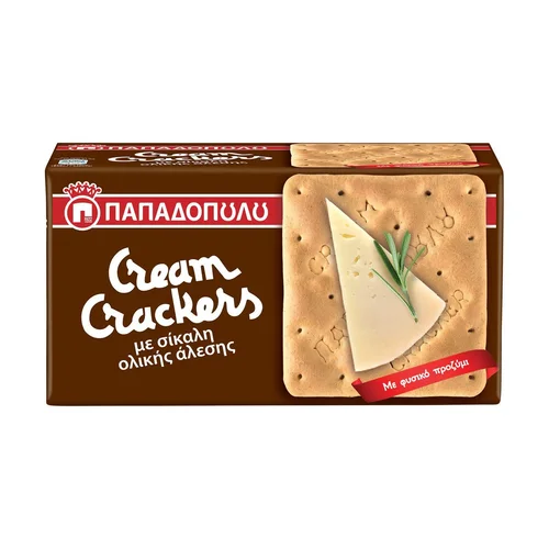 Παπαδοπούλου Cream Crackers Σίκαλης 175gr