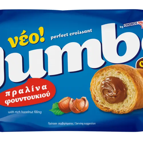 Jumbo Κρουασάν Με Γέμιση Πραλίνα Φουντουκιού 110gr
