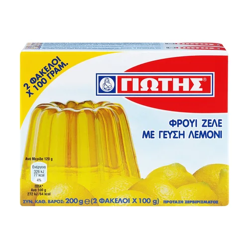 Γιώτης Φρουί Ζελέ Λεμόνι 100gr x2 Τμχ