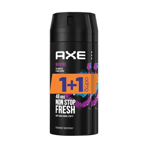 Axe Spray Marine Sea Breeze & Sage 150ml 1+1 Δώρο