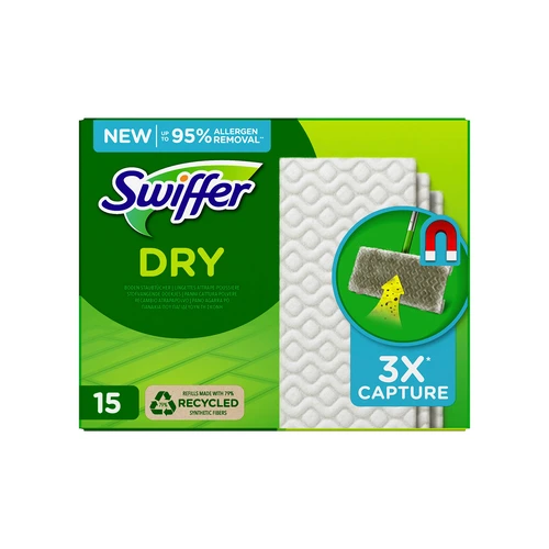 Swiffer Dry Πανάκια Ανταλλακτικά 15τμχ