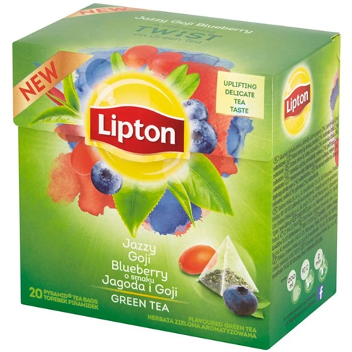 Lipton Τσάι Πυραμίδα Green Jacoda & Goji 1.8gr x 20τμχ