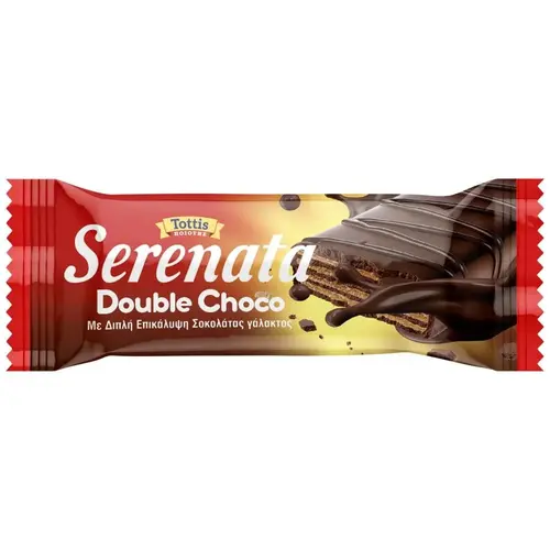 Serenata Γκοφρέτα Double Choco 48gr