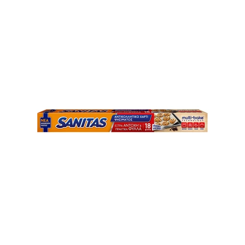 Sanitas Αντικολλητικό Χαρτί 18 Φύλλα