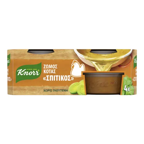 Knorr Ζωμός Κοτόπουλου Σπιτικός 28gr X 4τμχ 112gr