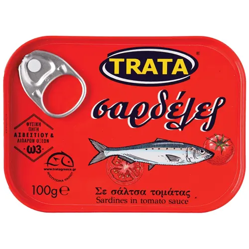 Trata Σαρδέλες Τομάτας 100gr