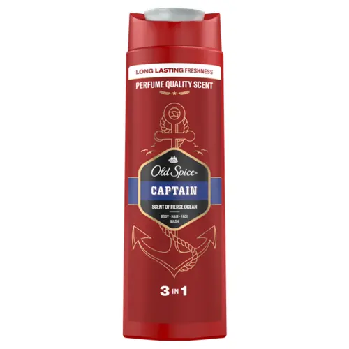 Old Spice Σαμπουάν & Αφρόλουτρο Captain 400ml