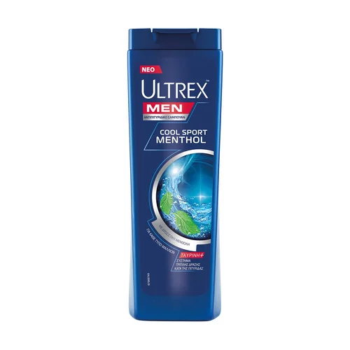 Ultrex Σαμπουάν Cool Sport Menthol 360ml