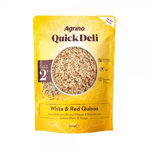 Agrino Quickdeli Λευκή Και Κόκκινη Κινόα 250gr