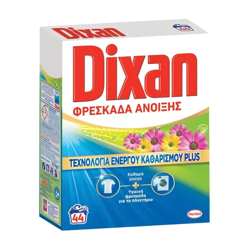 Dixan Σκόνη Πλ. Φρεσκάδα Άνοιξης 44 Μεζ 2.2kg