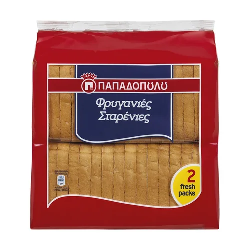 Παπαδόπουλου Φρυγανιά Σίτου 255gr