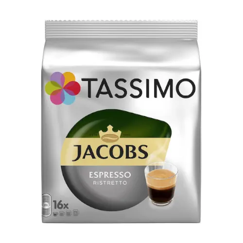 Jacobs Καφές Κάψουλες Tassimo Espresso Ristretto 8 8grX16TMX 128gr